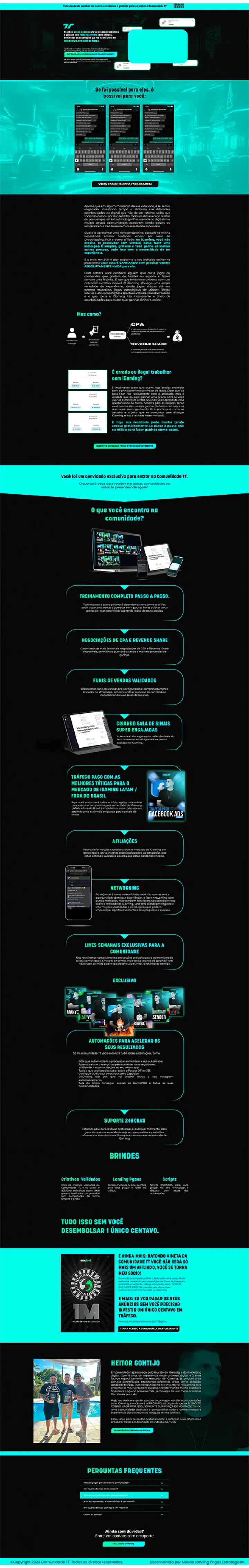 Comunidade TT: projeto criado pela ROI